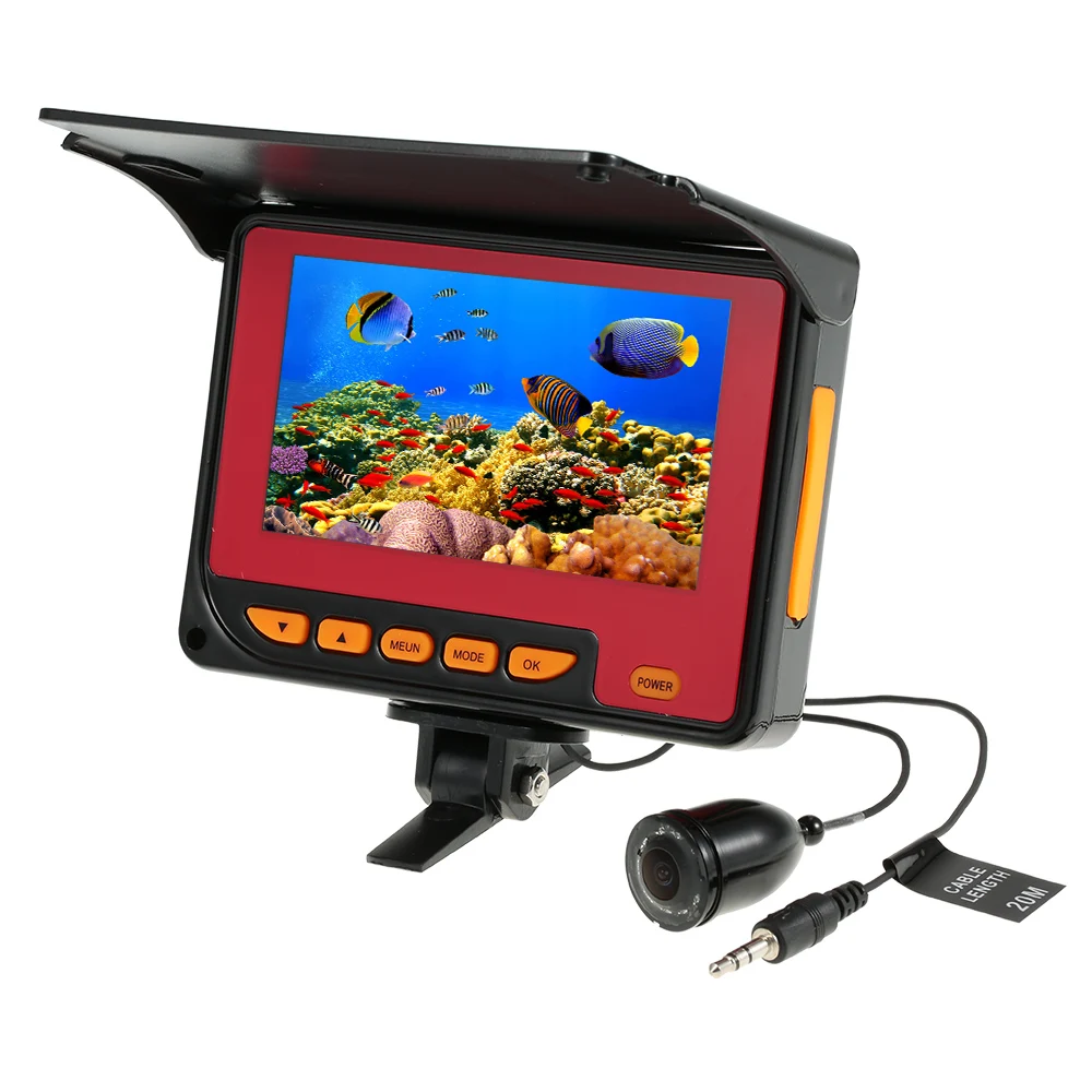 1000TVL Underwater Camera Fishing Finder Video Fish Finder 4.3 inch LCD