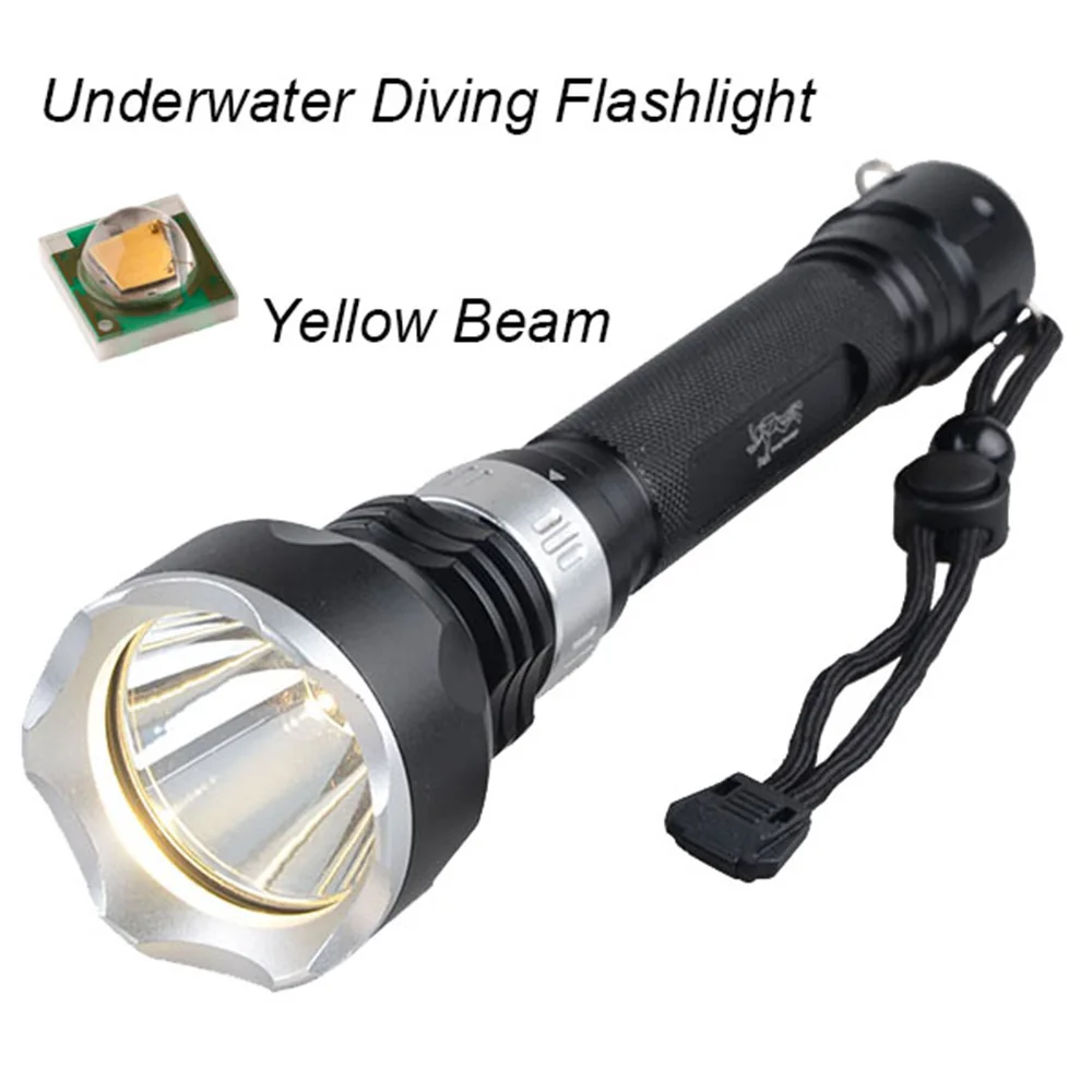 

TOPCOM Diving Waterproof Torch Flashlight Underwater XML T6 CREE L2 White LED Diving Scuba Torch Flashlight