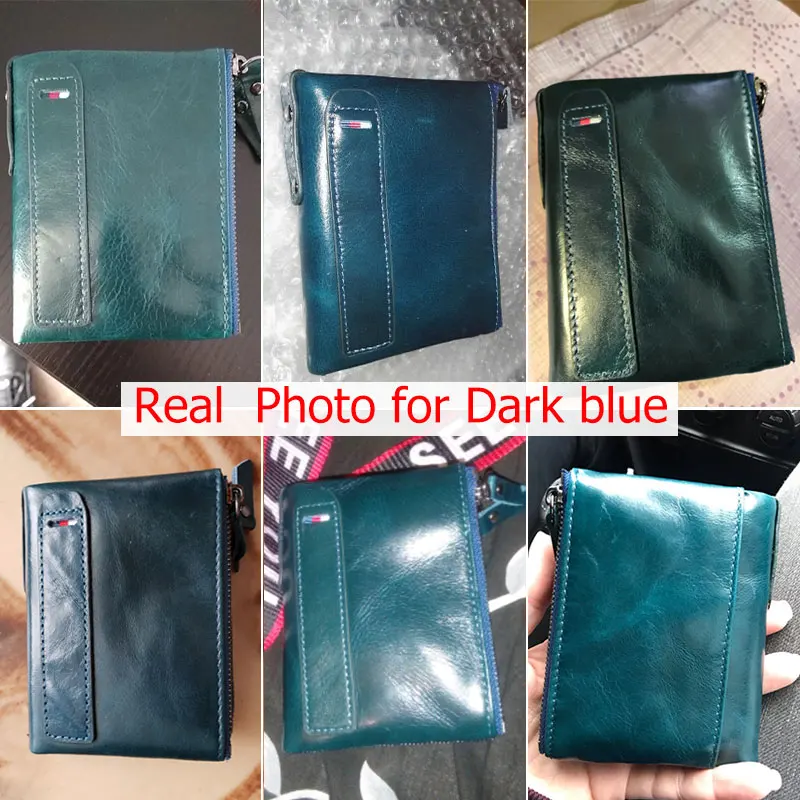 حار!!! جلد طبيعي المرأة محفظة المحافظ محفظة نسائية للعملات المعدنية الإناث صغيرة Portomonee Bifold محفظة بشريحة RFID سيدة محفظة للفتيات المال حقيبة