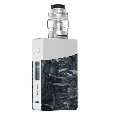 Набор электронных сигарет, Geekvape Nova 200 Вт Комплект 18650 TC коробка мод с Cerberus Sub Ом Танк сетки катушки VS Geekvape Zeus Dual RTA - Цвет: Silver Onyx Resin