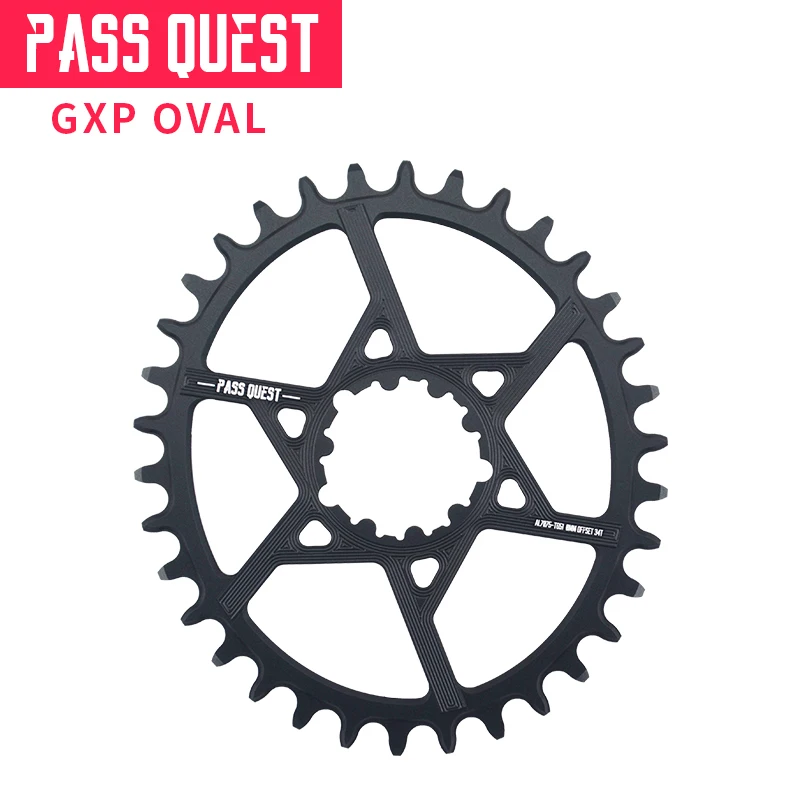 

PASS QUEST GXP Oval Narrow Wide Chainring Crankset For Sram XX1 X01 MTB Mountain Bike Chain Wheel Bicycle Gear Offset 0mm 32-40T