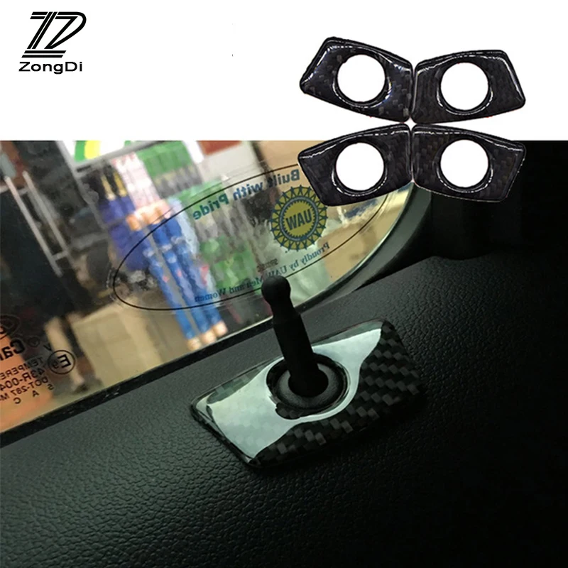 ZD 2 шт. отделка для двери из углеродного волокна BMW F30 F10 E90 E60 X5 E70 X6 X3 X4 Z4 1 3 4 5 6 7 X