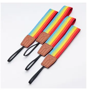 

Universal Camera wrist strap Rainbow belt hand strap For Canon Nikon Sony Pentax Fujifilm Samsung Panasonic