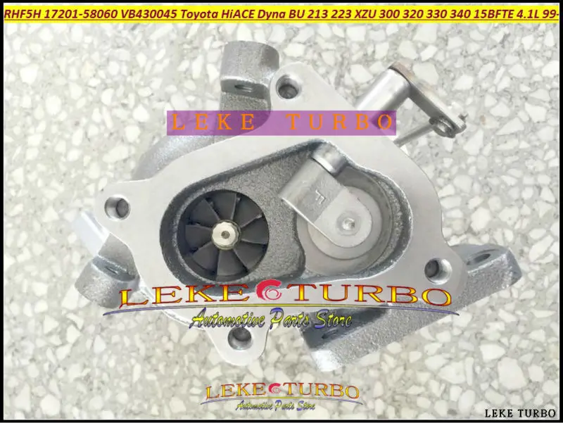 RHF5H 17201-58060 VA430045 VB430045 Turbo Turbocharger For TOYOTA HI-ACE Dyna BU 213 223 XZU 300 320 330 340 1999-13 15BFTE 15B-FTE 4.1L (5)