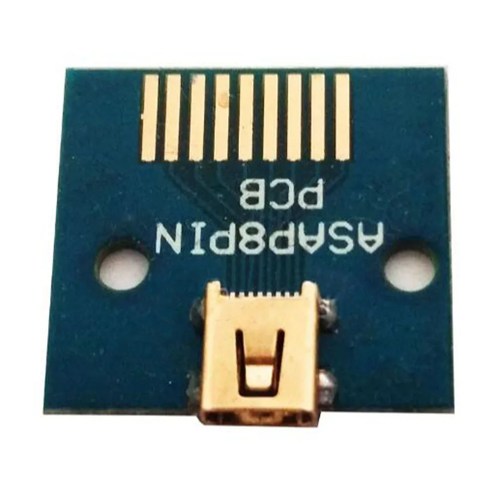 5 шт./лот мини 8 P тестовая плата мини USB гнездо с печатной платой