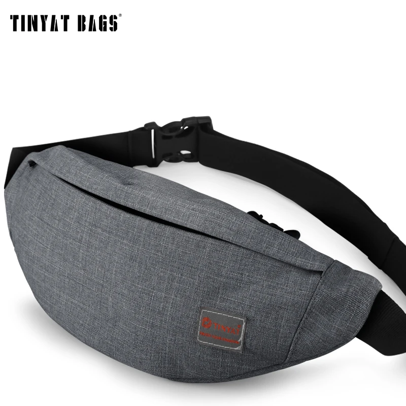 TINYAT Men Male Casual Functional Fanny Bag Waist Bag Money Phone Belt ...