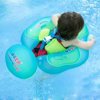 

Baby Swimming Ring Children's Inflatable Circle Infant Armpit Bathing Buoy Float Swimming Pool Baby Float With Seat Double Raft