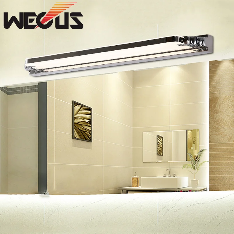 

Mirror cabinet front lamp led bathroom makeup mirror light waterproof stainless steel wall lamp 50cm 8W