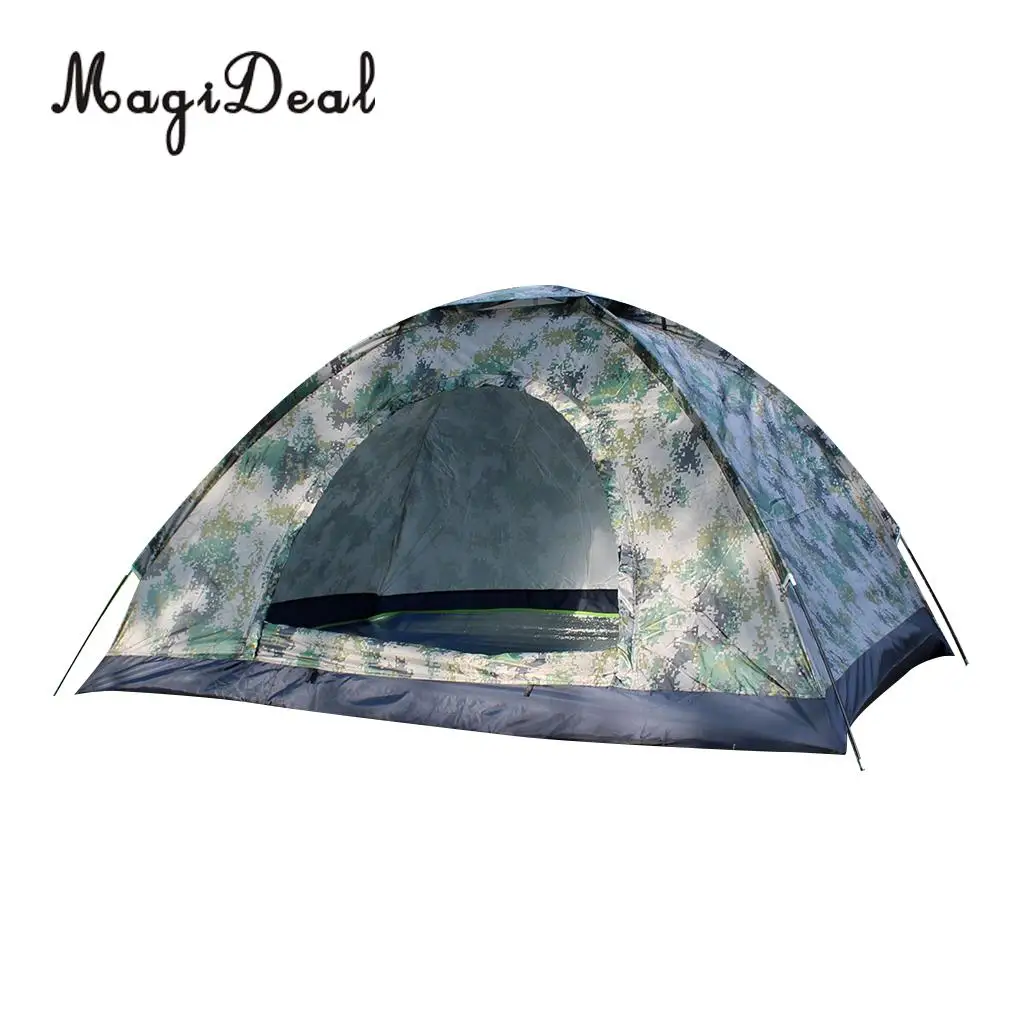 MagiDeal Outdoor Folding Camping Tent Beach Fishing Tent  2 Persons Anti UV Awning Outdoor Sunshelter