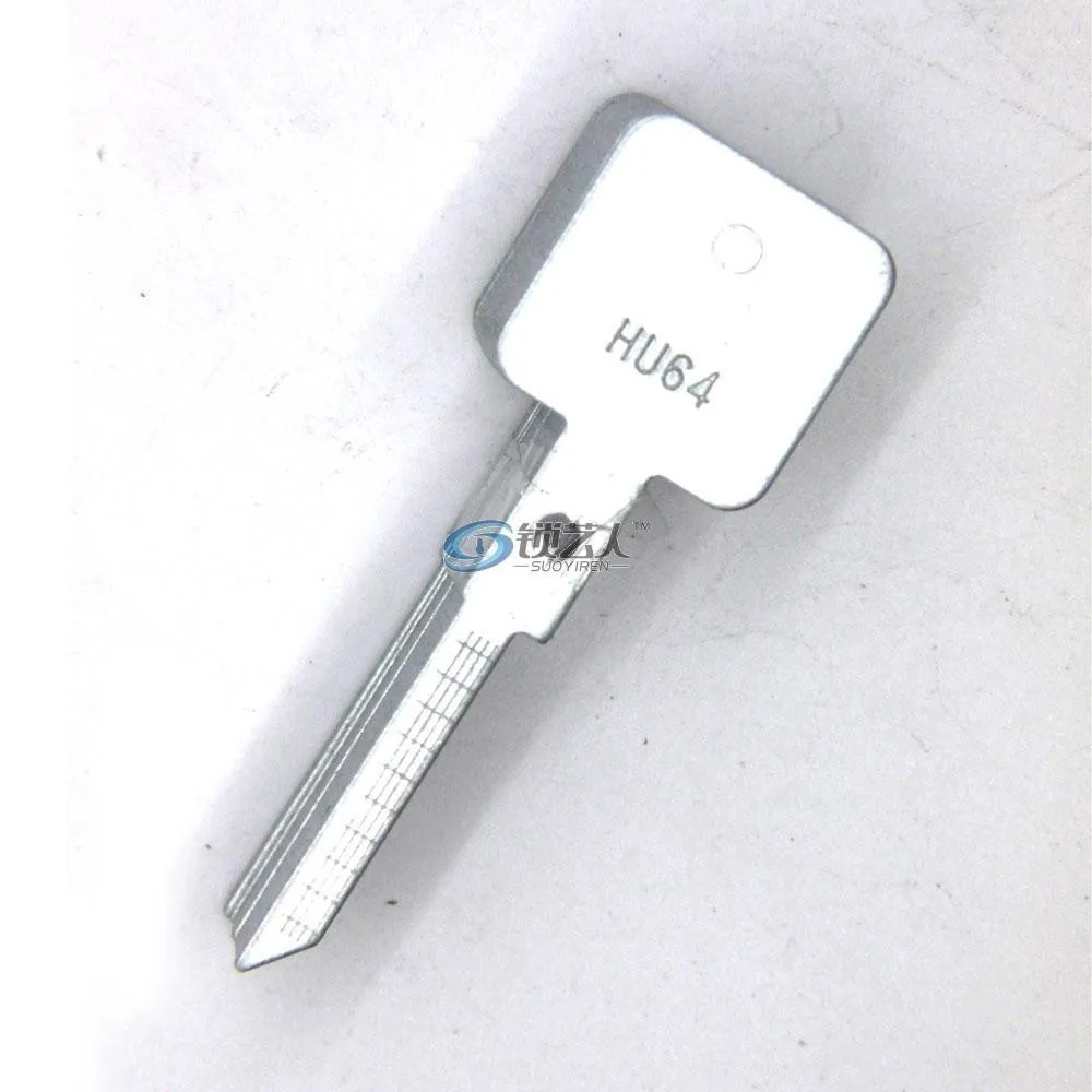 20 штук Выгравированный линейный ключ для 2 в 1 LiShi HU64 Benz весы режа зубы Заготовка ключа замка зажигания автомобиля слесарный инструмент Поставки