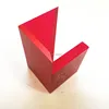 Règle d'angle pour charpentier, outil de dessin de ligne ronde et centrale à 45 degrés, système métrique, jauge, traçage, travail du bois ► Photo 3/6