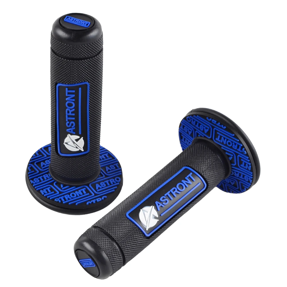 22/24mm Hand Grips Handgrip For Kawasaki KX KLX 125 KXF 250 450 KXF250 KXF450 KX125 KX250 KX450F KX250F - Цвет: Blue