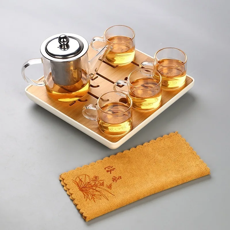 

Travel High Temperature Resistance Scented Tea Filter Tea Utensils Suit Transparent Vehicle Travelling Bag Gift Originality