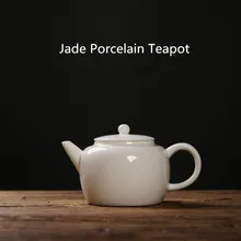 Новое поступление, Нефритовый фарфоровый чайник, керамический чайник кунг-фу, Dehua, высококачественный белый фарфоровый чайник