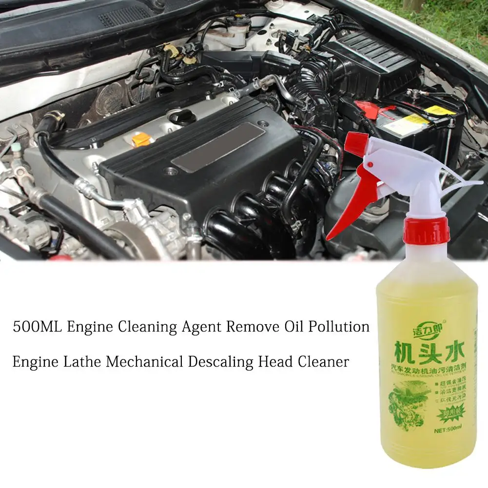 carro agente de limpeza do motor remover poluição do óleo torno mecânico descalcificação cabeça mais limpa