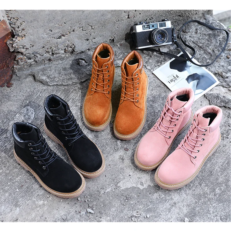 

Martin Boots Spring Autumn Style Waterproof and Breathable Shoes Winter Leisure Boots British Retro Style Fashion Warm Shoes