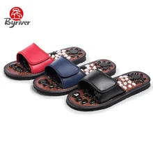 BYRIVER New Arrival Acupoint Reflexology Stone Shoes Health Care Foot Massage Slipper Acupuncture Relaxation Feet Massager