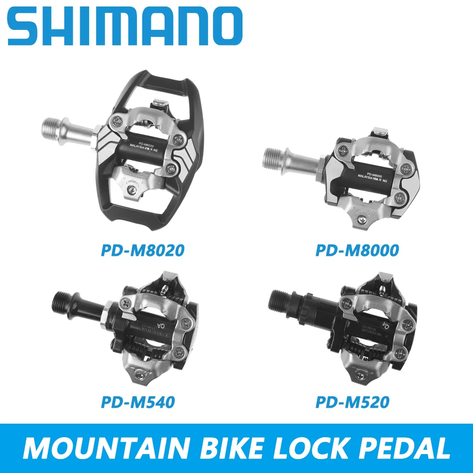 Shimano PD M520 педаль SPD MTB горного велосипеда M540 Self Lockings контактные педали M8000 M8020
