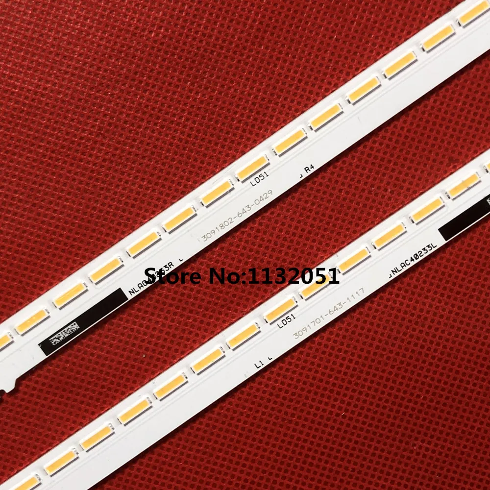 1 комплект = 2 шт Подсветка светодиодный полосы для KD-55X8500A 61. P1Q01G001 3082906-314-0053 AST233L-42A1 66 лампы 605 мм