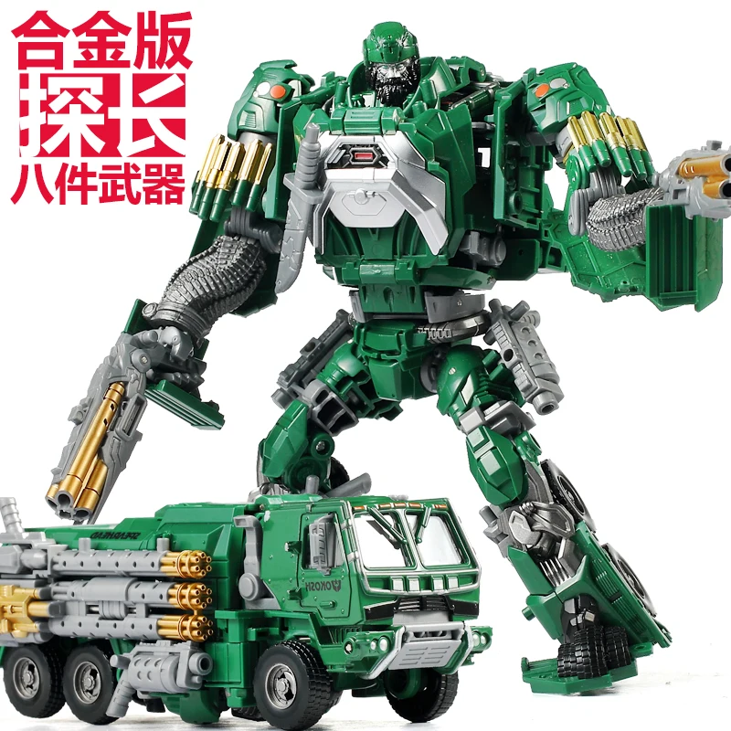 ФОТО WEI JIANG Transformation toy King 4 hornet inspector alloy version of the deformation of the robot dinosaur toy boy