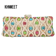 Laisc люкс кристалл вечернее кошелек ручной работы стразами партии клатч Вечер SAC Pochette женские свадебные чехол SC131
