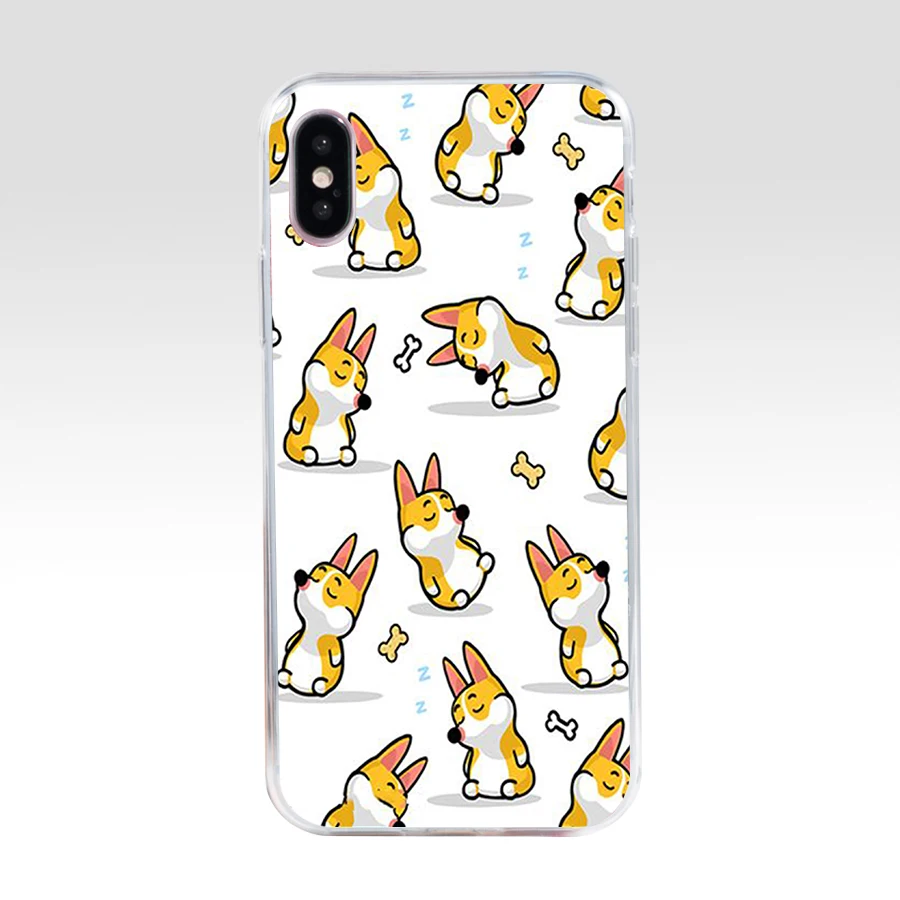 179SD Welsh corgi PC жесткий пластиковый подарок Мягкий Силиконовый ТПУ чехол для