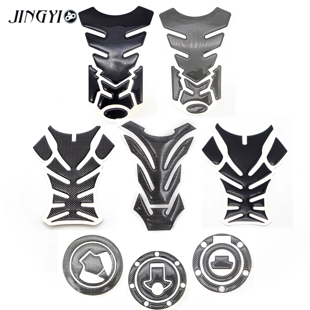 

New 3D Moto Decal Motorcycle Gas Fuel Tank Pad Protector Sticker Kit For honda hornet cb600f g310gs bmw gs sportster