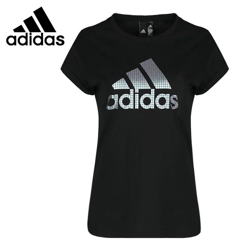 Новое поступление оригинальных женских футболок Adidas GFX SS T BOS спортивная одежда с