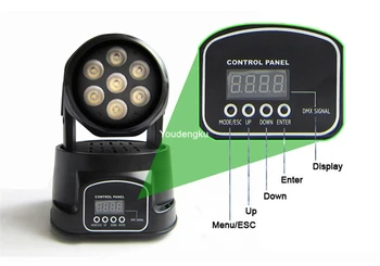 

RGBW mini led wash moving head 4in1 moving head led 7x12W mini moving head led