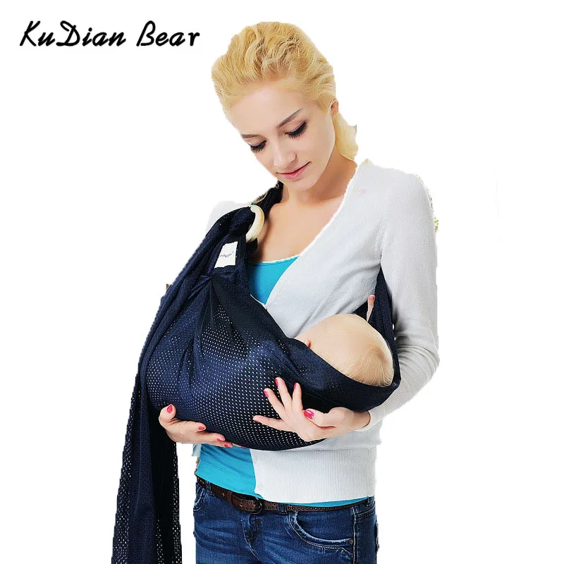 

KUDIAN BEAR Baby Carrier Sling Newborn Wrap Backpack Pouch Ring Hipseat Practical Babies Wrap Backpack -- MKC003 PT49