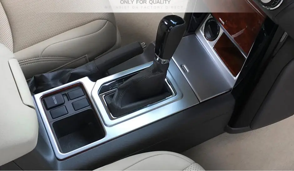 Para Toyota Land Cruiser Prado FJ150 2010-2017 Coperchio Della Scatola Del Cambio Tazza di Acqua Rifiniture Car- estilo Accesorios Para Toyota Land Cruiser Prado FJ150 2010-2017 Coperchio Della Scatola Del Cambio Tazza di Acqua Rifiniture Car- estilo Accesorios
