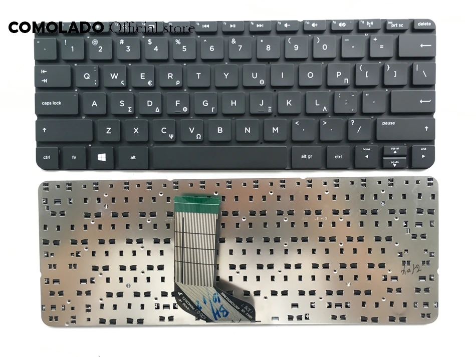 GK Greek Laptop Keyboard For HP ENVY X2 11-G000 11-G100 G003TU Black without frame keyboard GK Layout