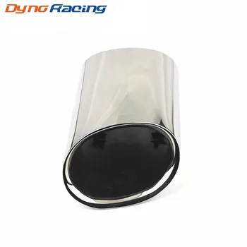 

Modified Car Exhaust Tail Muffler Tip 304 Stainless Steel tail throat Pipes End Pipes For BMW 10-13 X1 Sdrive 18i E84