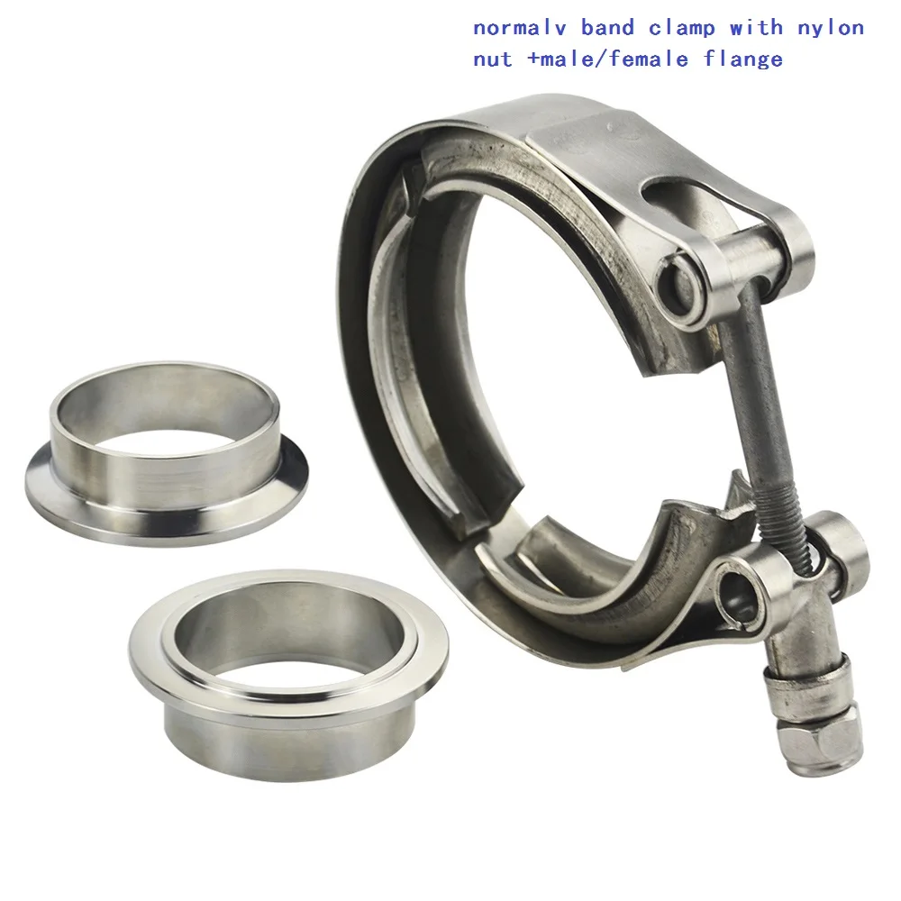 Pre-FIX 4/" to 3.5/" 304 Stainless Steel Reducer Jointer Pipe Exhaust Catback