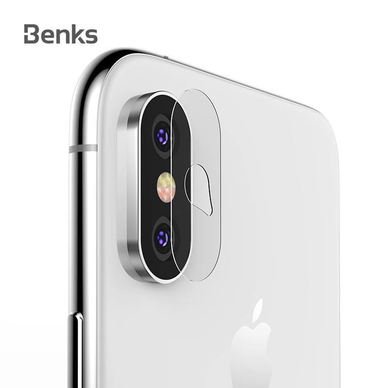 

Benks KR 0.15mm 2 pieces back camera lens tempered glass sapphire protector protective film for iPhone 7 8 plus X Xs Max Xr