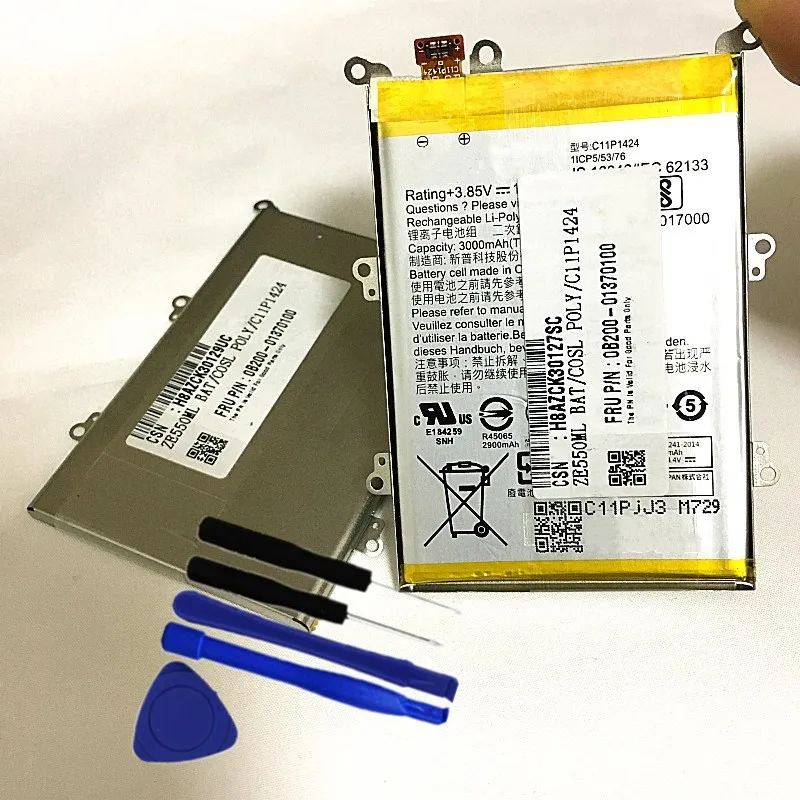 

C11P1424 2900/3000mAh Battery For ASUS ZenFone 2 ZE550ML ZE551ML Z00ADA Z00ADB Z008DB + Tools