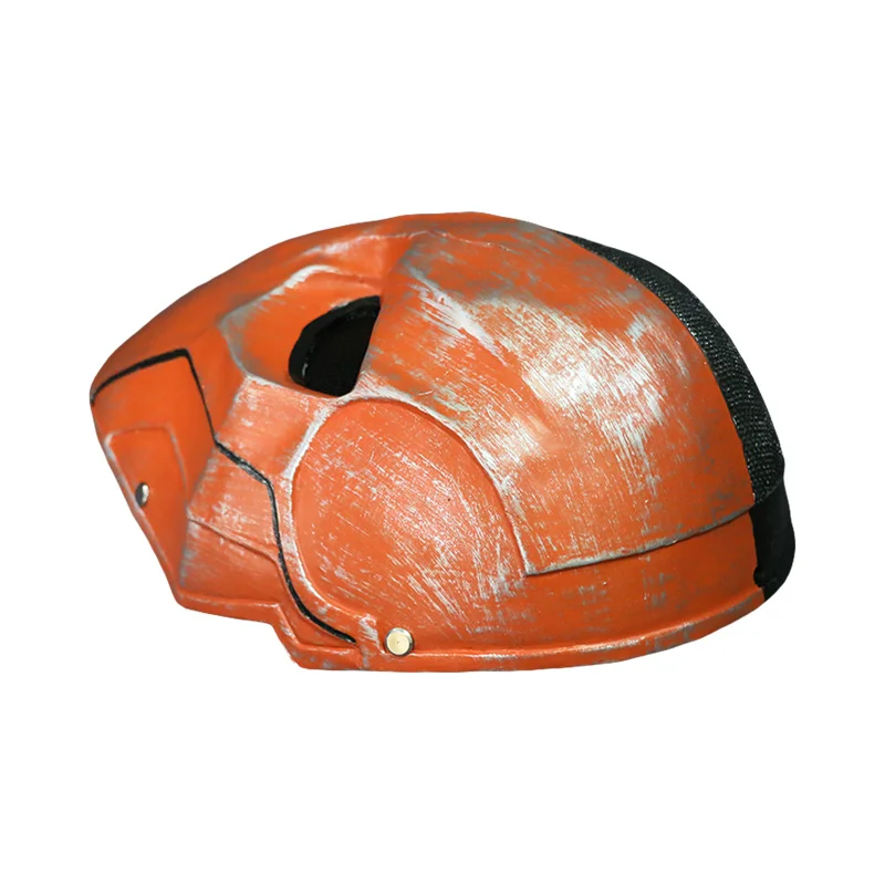 Горячая Оранжевый Deathstroke маска шлем полное лицо стекловолокна Arkham Deathstroke Терминатор косплей маска реквизит
