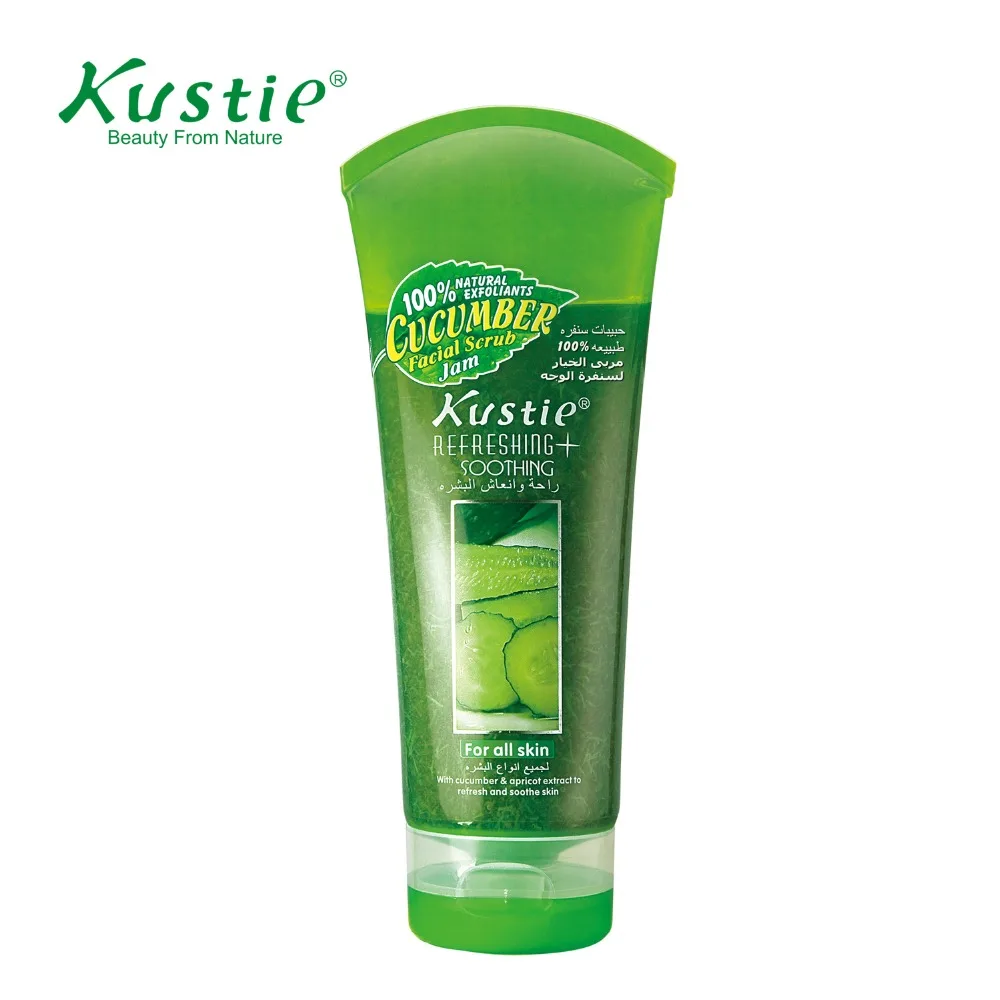Kustie Natural Plant Cucumber Facial And Body Scrub Moisturizing Cream