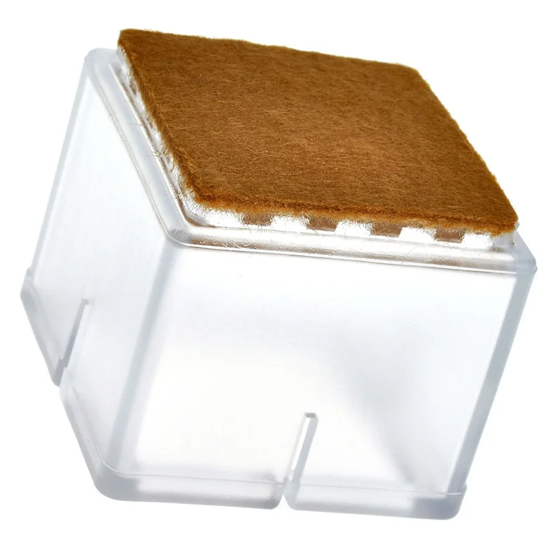 8pcs Square Leg Caps Sets Protectors Wood Floor Protectors Furniture Chair Table Feet Pads Anti-slip Prevent Scratches 