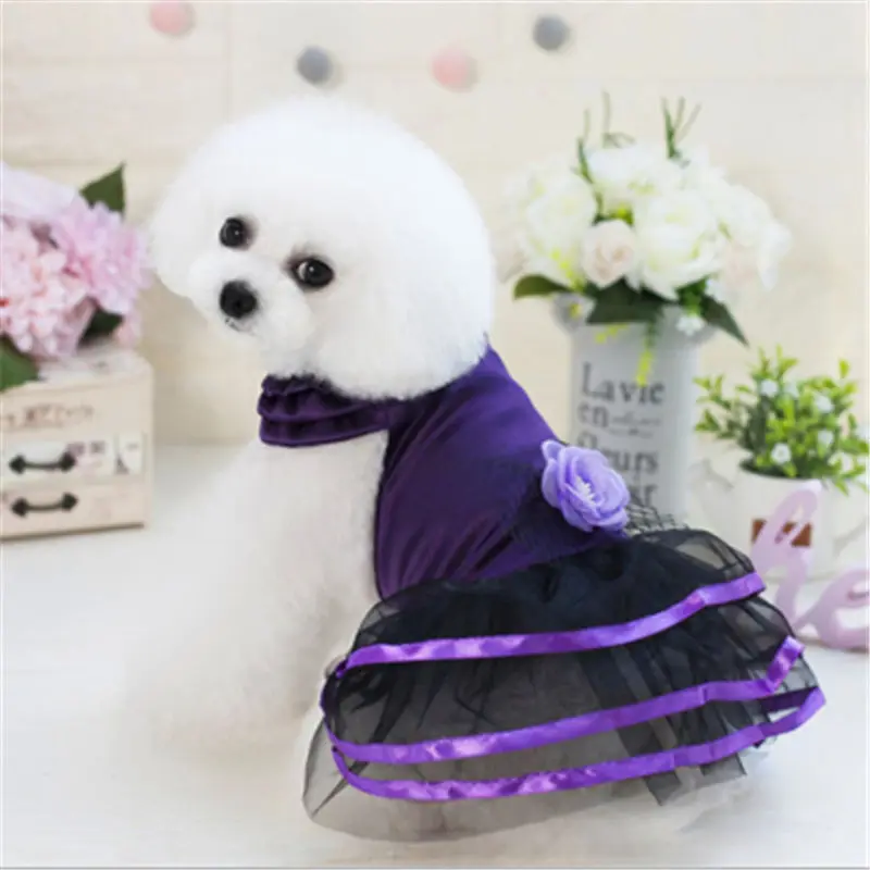 Pet Dog Dresses Puppy Clothing Shirt Cat Outfit Coat Clothes for Small Dog Pet Appare