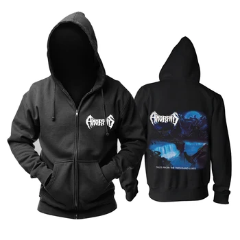 

Bloodhoof AMORPHIS DOOM METAL zipper black new HOODIE Asian Size