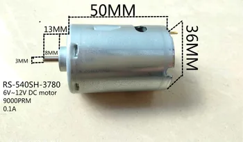 

1/PCS Original RS-540SH-3780 high speed 6V~12V DC motor RMP9000 0.1A