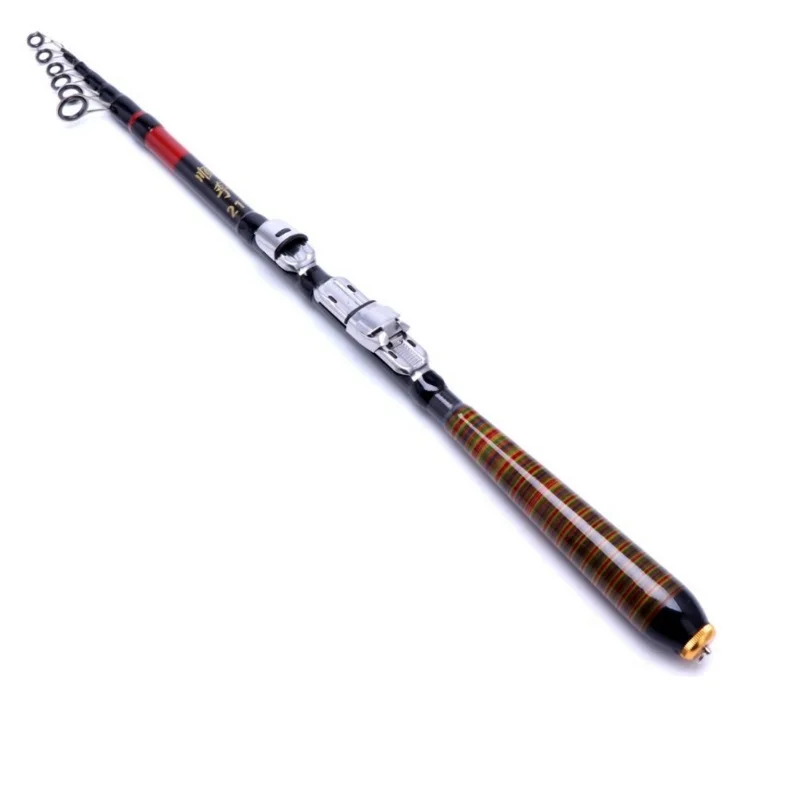 Carbon fiber materials Telescopic fishing rod short folding length more