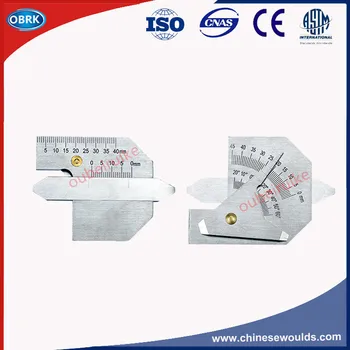 

HJC-45 Weld Gauge Welding Inspection Ruler Weld Fillet Gauge