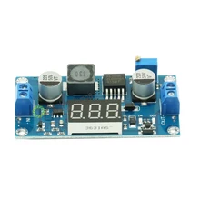 DC-DC XL6009 Digital Impulso Step Up Módulo de Alimentação Ajustável 4.5-32V para 5-52V Passo -up Regulador de Tensão Com LED Voltímetro
