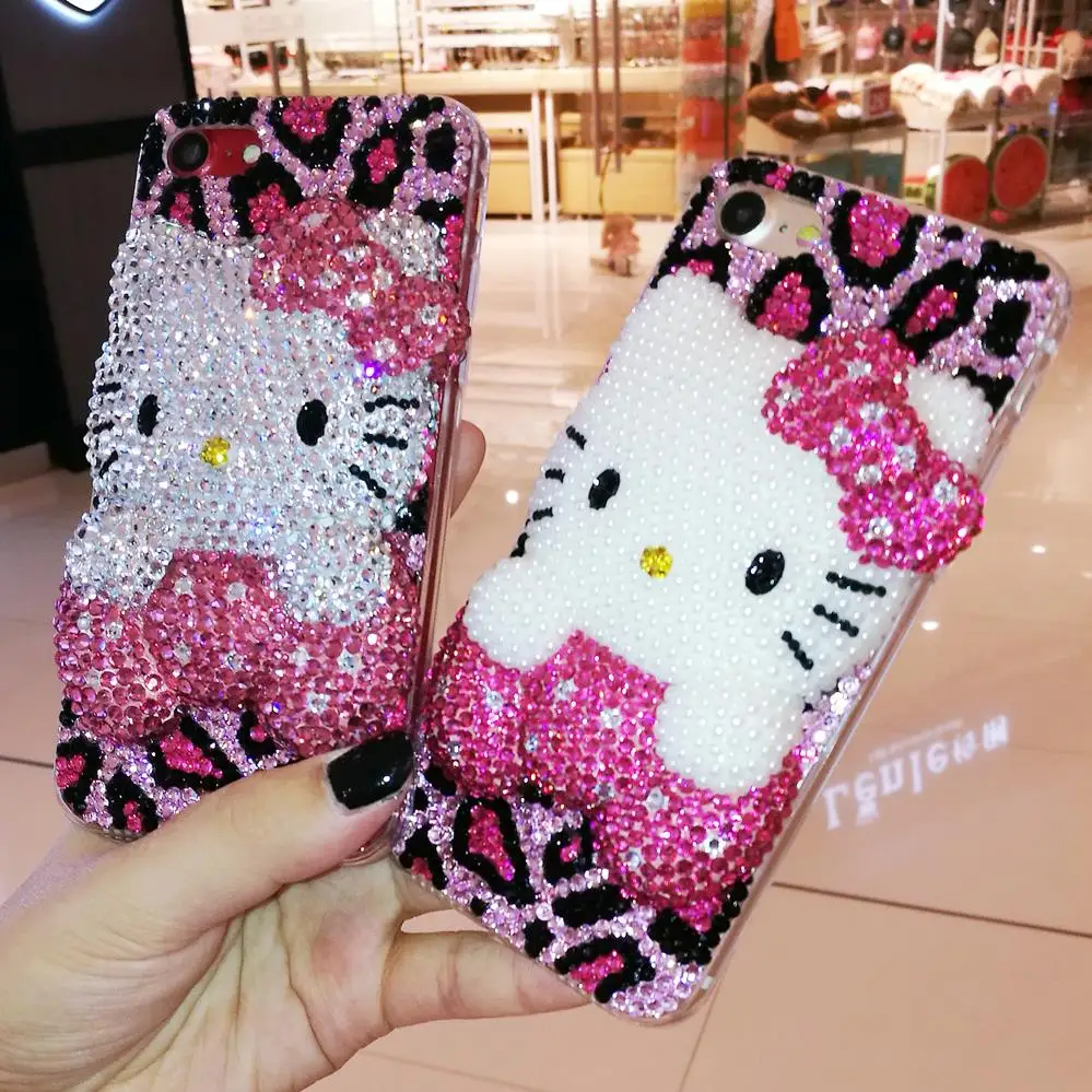 Для samsung note9 Bling 3D Crystal KT Cabochon DIY чехол для телефона Galaxy S9 S8 plus note8 Роскошный |
