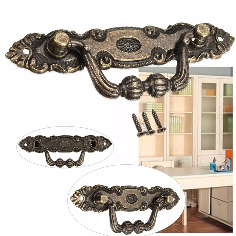 Antique Bronze Furniture Handle Zinc Alloy Drawer Door for Dresser Drawer Cabinet Cupboard Handle Furniture Pull Knobs Antique Bronze Furniture Handle Zinc Alloy Drawer Door for Dresser Drawer Cabinet Cupboard Handle Furniture Pull Knobs