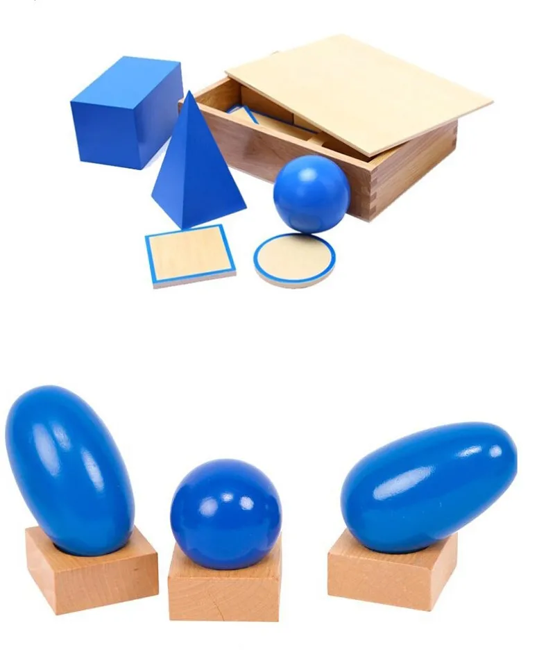 Newest 3D Montessori Geometric Solids Newest Quality Montessori