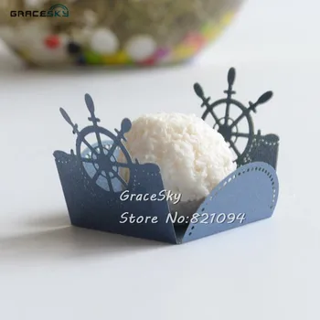 

50pcs/lot Wheel tent cupcake wrappers wedding decoration birthday party favors supplies baby shower chocolate candy box bar cake
