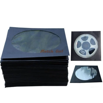 

100pcs-12.5*12.5cm 150gsm Black paper Disc CD DVD Sleeve Bag Cover Packaging Envelopes type Pack bags wedding party favor